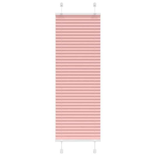 Pleated Blind Pink 40x100 cm Fabric Width 39.4 cm Polyester