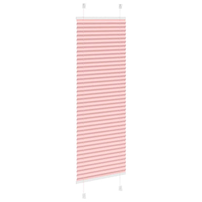 Pleated Blind Pink 40x100 cm Fabric Width 39.4 cm Polyester