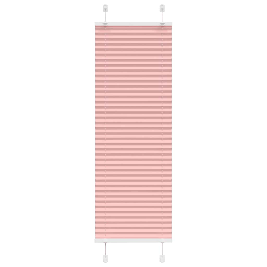 Pleated Blind Pink 45x100 cm Fabric Width 44.4 cm Polyester