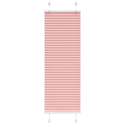 Pleated Blind Pink 45x100 cm Fabric Width 44.4 cm Polyester