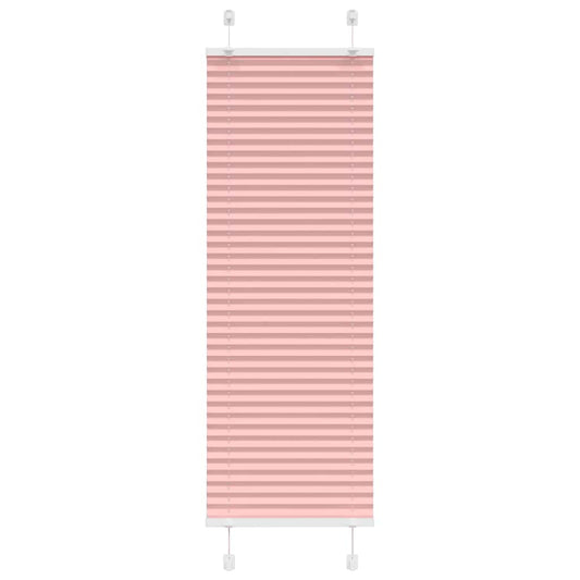 Pleated Blind Pink 45x100 cm Fabric Width 44.4 cm Polyester