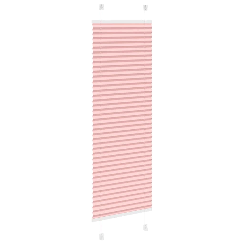 Pleated Blind Pink 45x100 cm Fabric Width 44.4 cm Polyester