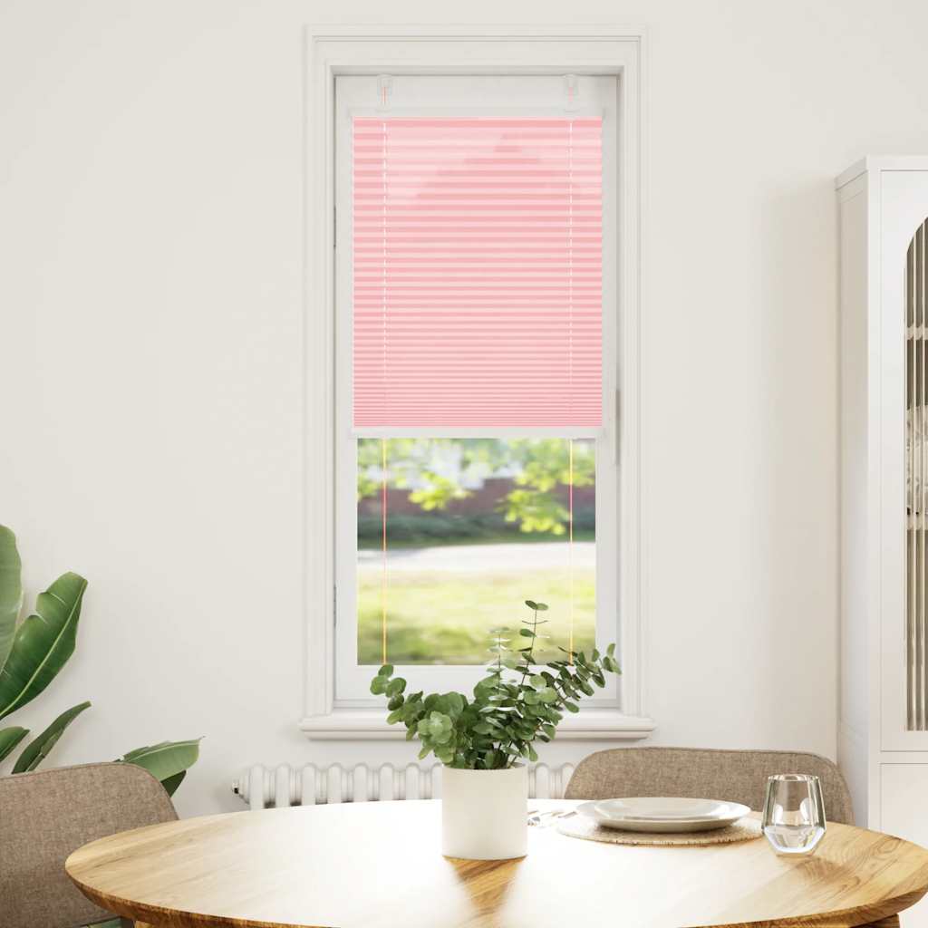 Pleated Blind Pink 50x100 cm Fabric Width 49.4 cm Polyester