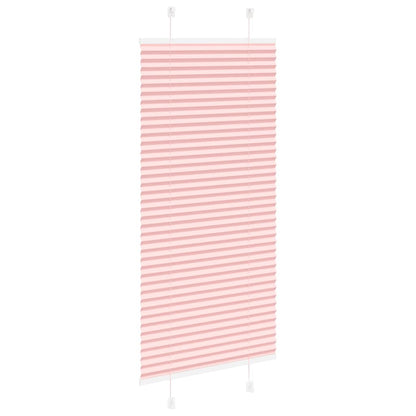 Pleated Blind Pink 55x100 cm Fabric Width 54.4 cm Polyester