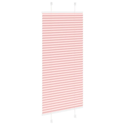 Pleated Blind Pink 60x100 cm Fabric Width 59.4 cm Polyester