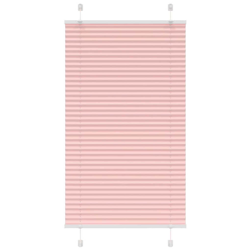 Pleated Blind Pink 70x100 cm Fabric Width 69.4 cm Polyester