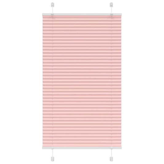 Pleated Blind Pink 70x100 cm Fabric Width 69.4 cm Polyester