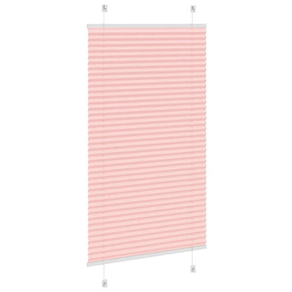 Pleated Blind Pink 70x100 cm Fabric Width 69.4 cm Polyester