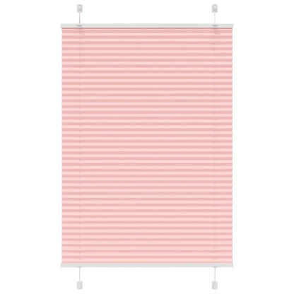 Pleated Blind Pink 90x100 cm Fabric Width 89.4 cm Polyester