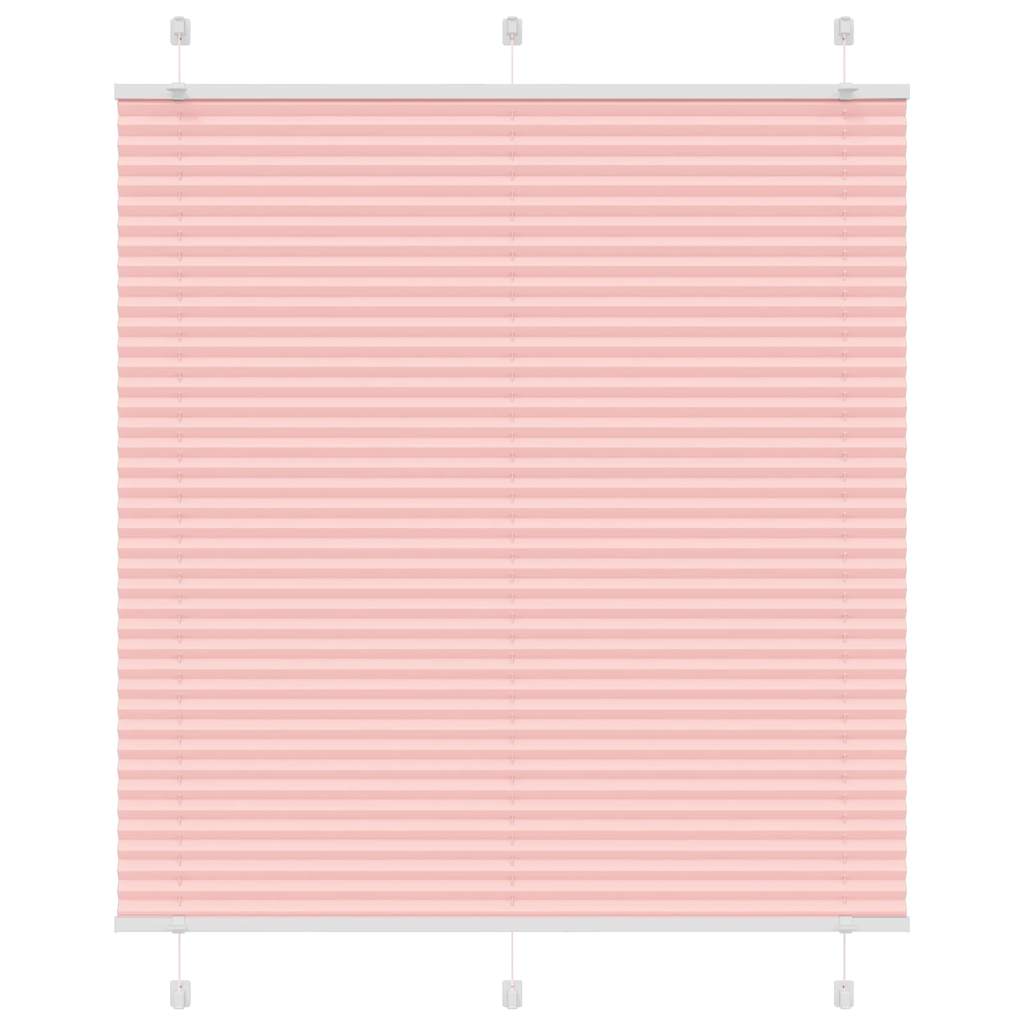 Pleated Blind Pink 115x100 cm Fabric Width 114.4 cm Polyester