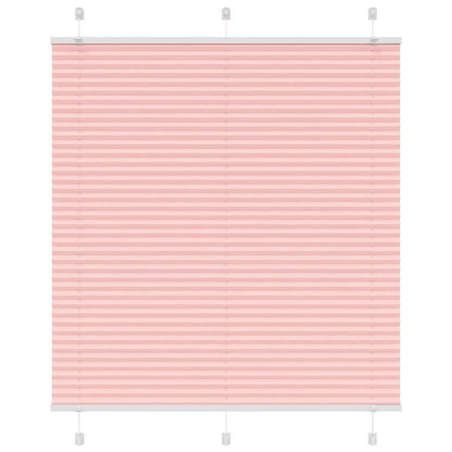 Pleated Blind Pink 115x100 cm Fabric Width 114.4 cm Polyester