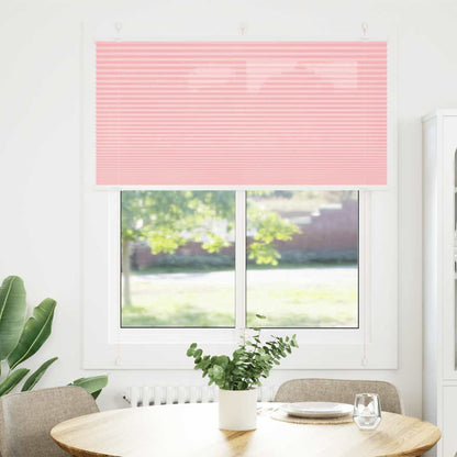 Pleated Blind Pink 115x100 cm Fabric Width 114.4 cm Polyester