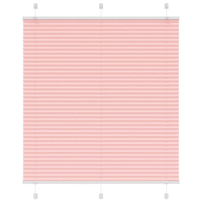 Pleated Blind Pink 120x100 cm Fabric Width 119.4 cm Polyester