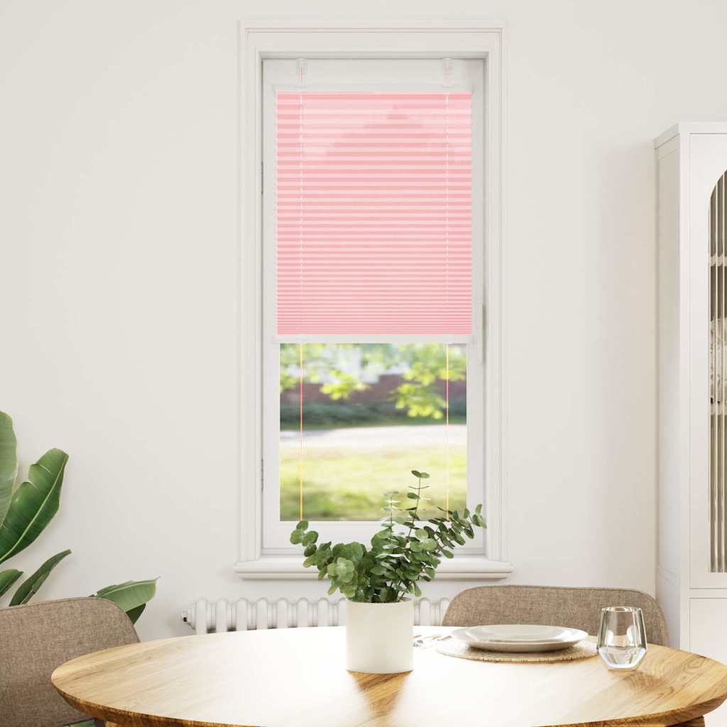 Pleated Blind Pink 45x150 cm Fabric Width 44.4 cm Polyester