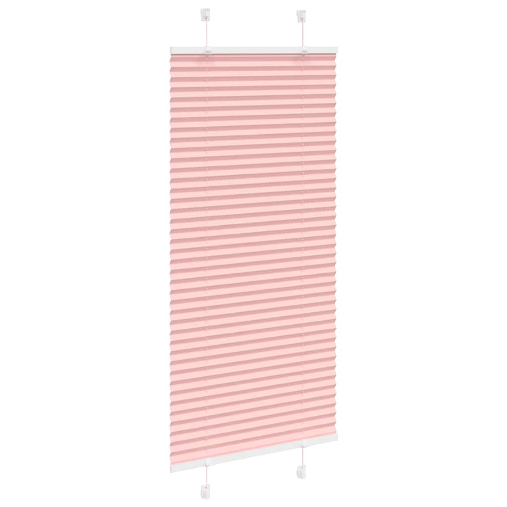 Pleated Blind Pink 55x150 cm Fabric Width 54.4 cm Polyester