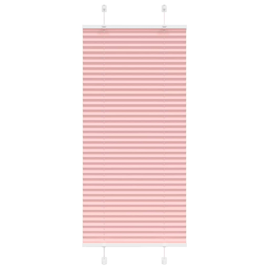 Pleated Blind Pink 60x150 cm Fabric Width 59.4 cm Polyester