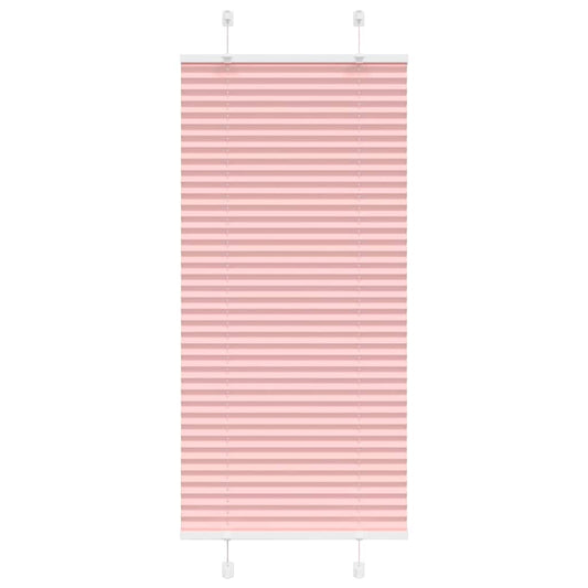 Pleated Blind Pink 60x150 cm Fabric Width 59.4 cm Polyester