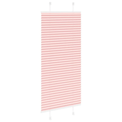 Pleated Blind Pink 65x150 cm Fabric Width 64.4 cm Polyester