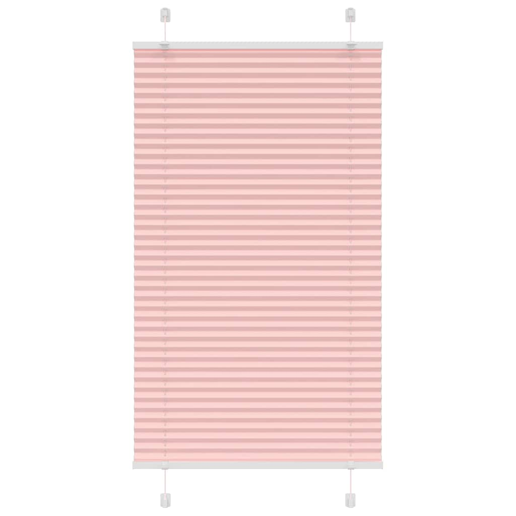 Pleated Blind Pink 75x150 cm Fabric Width 74.4 cm Polyester