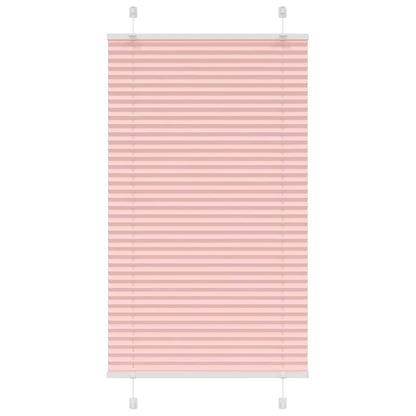 Pleated Blind Pink 75x150 cm Fabric Width 74.4 cm Polyester