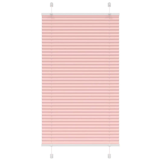 Pleated Blind Pink 75x150 cm Fabric Width 74.4 cm Polyester