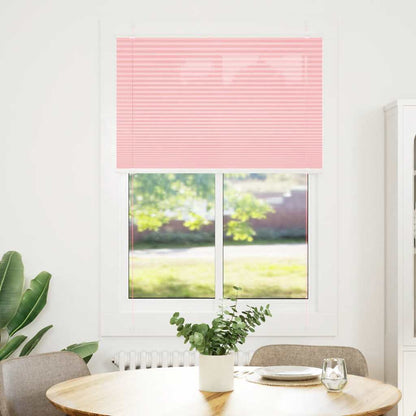 Pleated Blind Pink 95x150 cm Fabric Width 94.4 cm Polyester