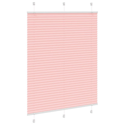 Pleated Blind Pink 110x150 cm Fabric Width 109.4 cm Polyester