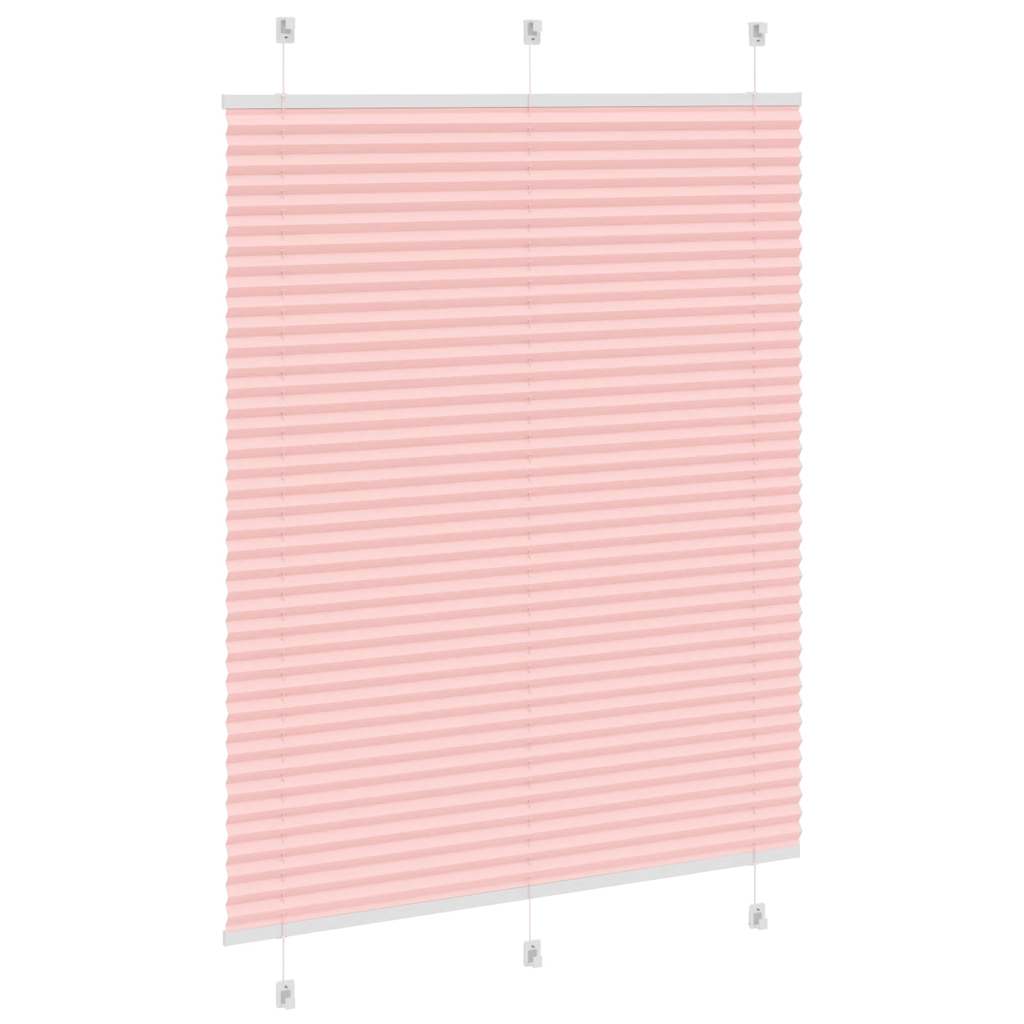 Pleated Blind Pink 110x150 cm Fabric Width 109.4 cm Polyester