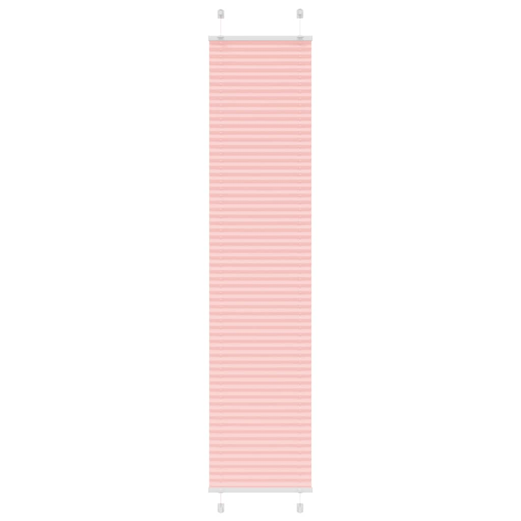 Pleated Blind Pink 40x200 cm Fabric Width 39.4 cm Polyester