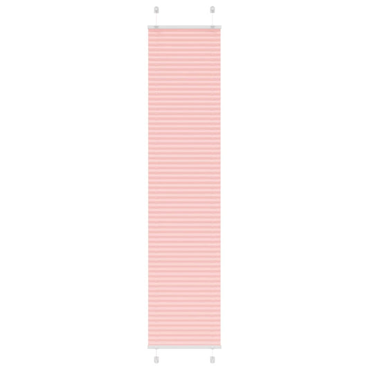 Pleated Blind Pink 40x200 cm Fabric Width 39.4 cm Polyester