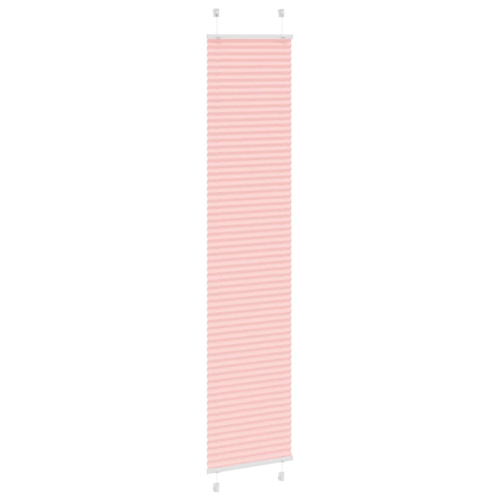 Pleated Blind Pink 40x200 cm Fabric Width 39.4 cm Polyester