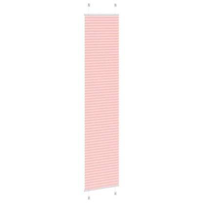 Pleated Blind Pink 40x200 cm Fabric Width 39.4 cm Polyester