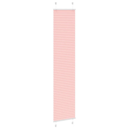 Pleated Blind Pink 45x200 cm Fabric Width 44.4 cm Polyester