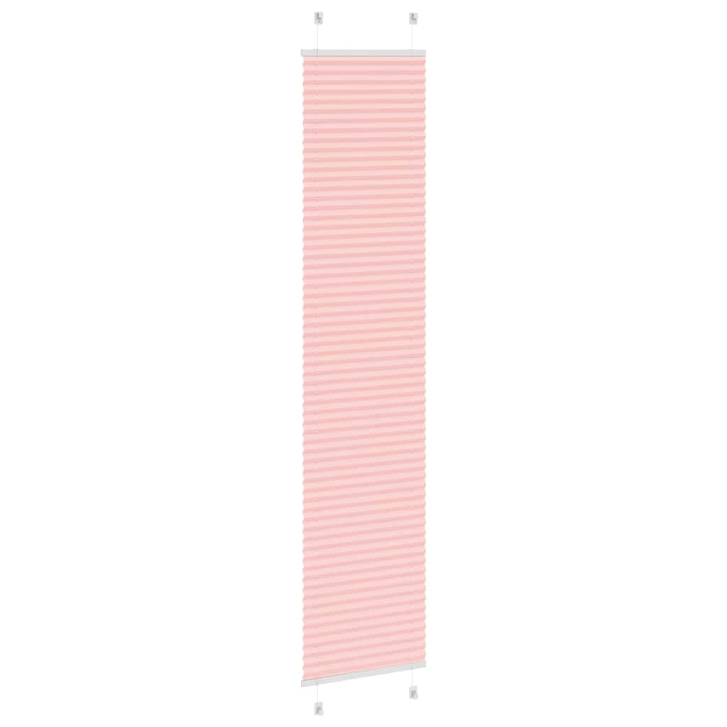 Pleated Blind Pink 45x200 cm Fabric Width 44.4 cm Polyester