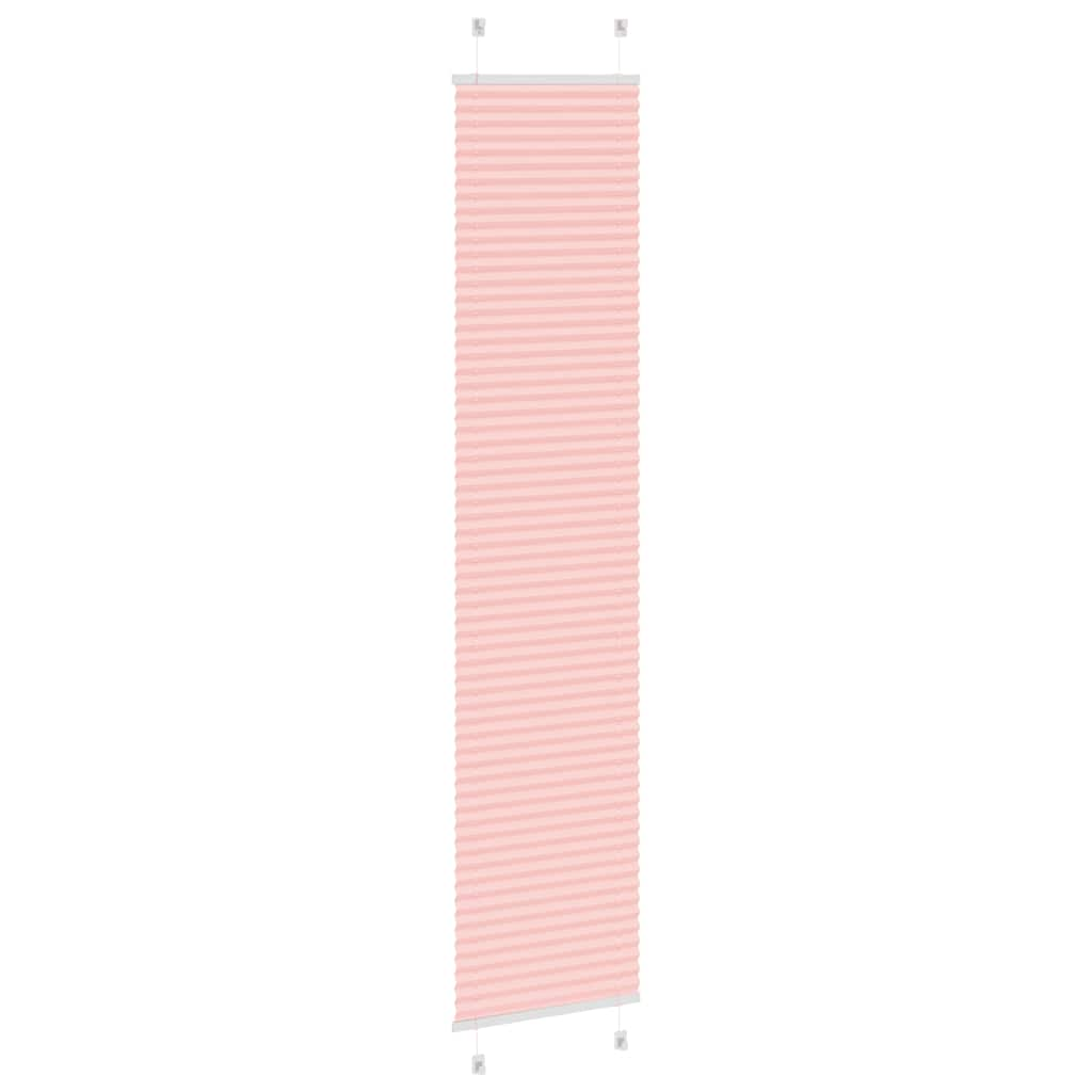 Pleated Blind Pink 50x200 cm Fabric Width 49.4 cm Polyester