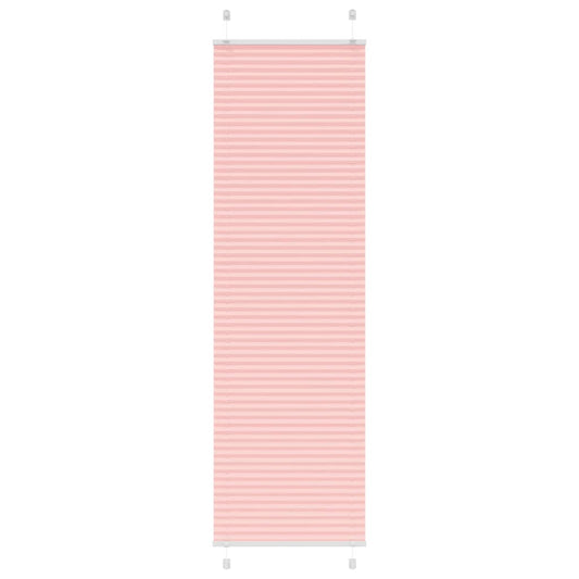 Pleated Blind Pink 60x200 cm Fabric Width 59.4 cm Polyester