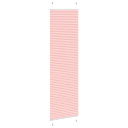 Pleated Blind Pink 60x200 cm Fabric Width 59.4 cm Polyester