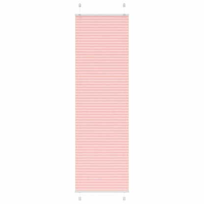 Pleated Blind Pink 65x200 cm Fabric Width 64.4 cm Polyester