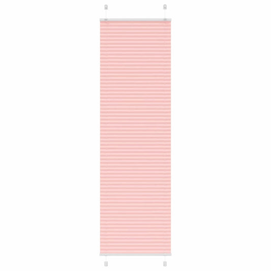 Pleated Blind Pink 65x200 cm Fabric Width 64.4 cm Polyester