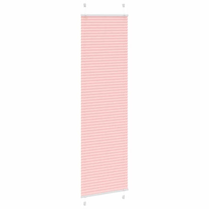 Pleated Blind Pink 65x200 cm Fabric Width 64.4 cm Polyester