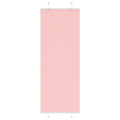 Pleated Blind Pink 70x200 cm Fabric Width 69.4 cm Polyester