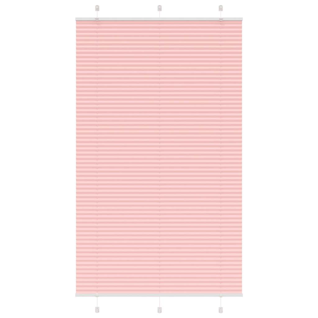 Pleated Blind Pink 115x200 cm Fabric Width 114.4 cm Polyester