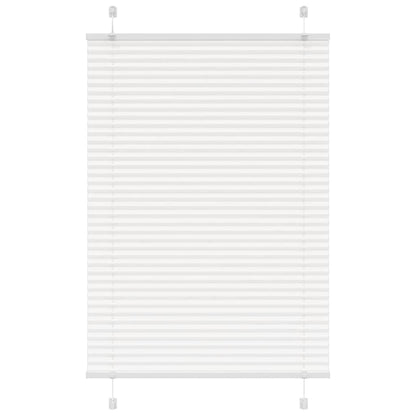 Pleated Blind White 90x100 cm Fabric Width 89.4 cm Polyester