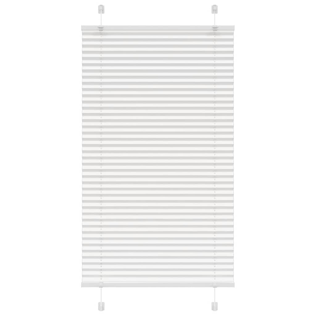 Pleated Blind White 70x150 cm Fabric Width 69.4 cm Polyester