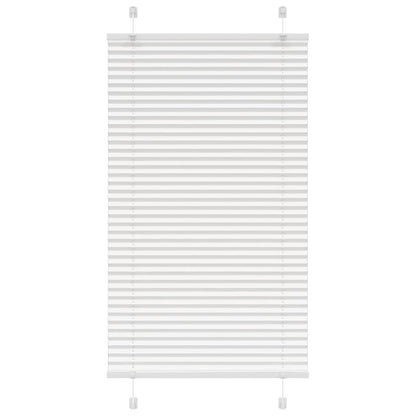 Pleated Blind White 70x150 cm Fabric Width 69.4 cm Polyester