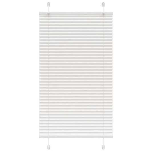 Pleated Blind White 70x150 cm Fabric Width 69.4 cm Polyester