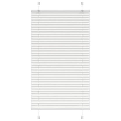 Pleated Blind White 75x150 cm Fabric Width 74.4 cm Polyester