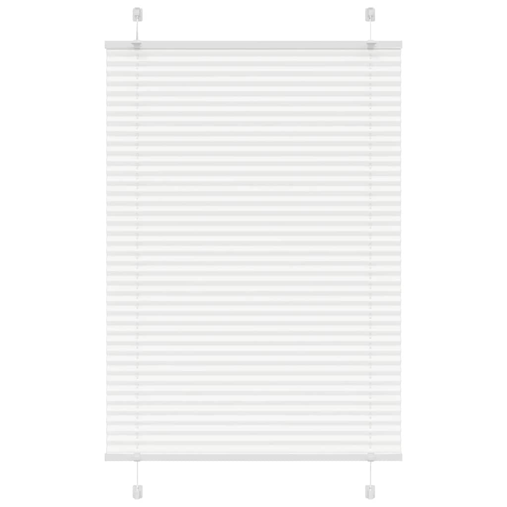 Pleated Blind White 90x150 cm Fabric Width 89.4 cm Polyester