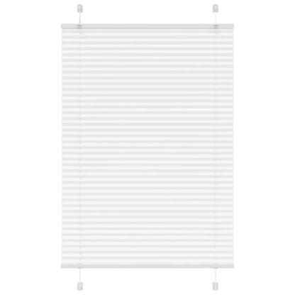 Pleated Blind White 90x150 cm Fabric Width 89.4 cm Polyester