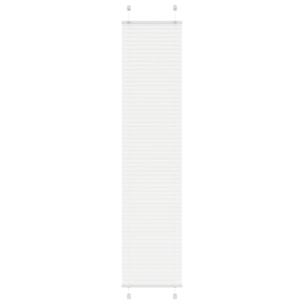 Pleated Blind White 45x200 cm Fabric Width 44.4 cm Polyester